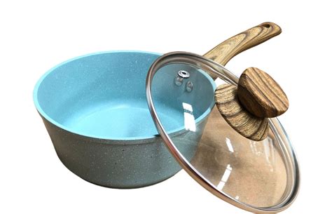 Juego Batería Cocina 7 Pzas Vbg Aluminio Olla Sarten Azul