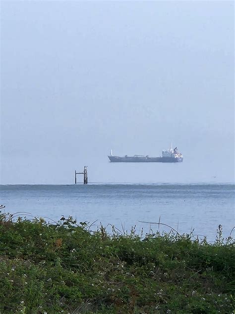 Three Huge Boats Appear To Float In Air Due To Mind Bending Illusion