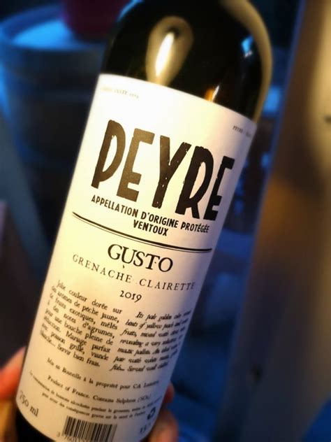 Domaine des Peyre Gusto 2020 IGP Méditerrannée HVE Instants Dit Vin