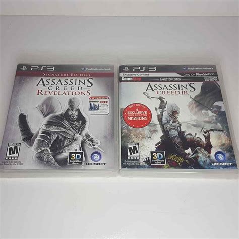 Assassin S Creed Revelations Signature Edition Iii 2 Ps3 Game Lot Playstation 3 8888396840 Ebay