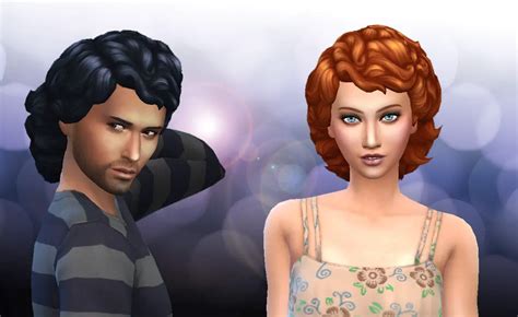 Mystufforigin Medium Curly Version Sims Hairs