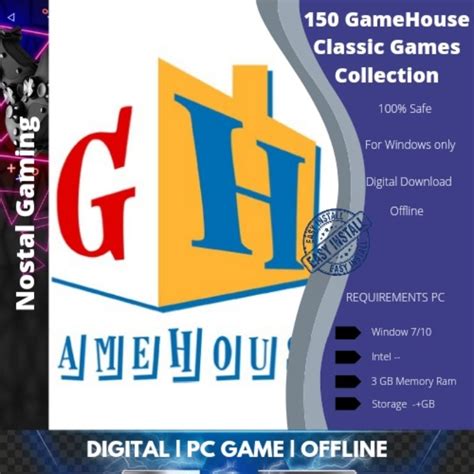 Pc Game Old Game 150 Gamehouse Classic Games Collection Shopee