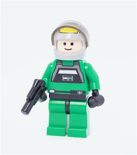 Lego Rebel Pilot 6207 Green Flight Suit A Wing Fighter Star Wars