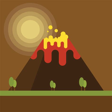 The Active Volcano - Download Free Vectors, Clipart Graphics & Vector Art