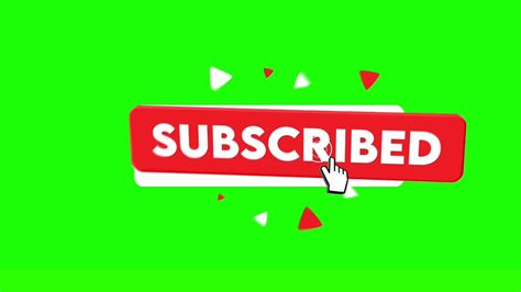 Green Screen Subscribe Button No Copyright Youtube