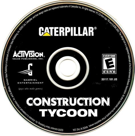 Caterpillar Construction Tycoon Cover Or Packaging Material Mobygames