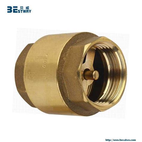 Female Brass Spring Loaded Check Valve With Brass Core Bw C02 China Trading Company Valves