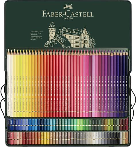 Faber Castell Polychromos Colour Pencils Tin Of All Colours