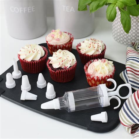 Icing Syringe Set 8 Nozzles Cake Decorating Tools From Procook