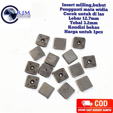 Jual Insert Milling SPKN12 SEEN12 SEKN12 Pahat Betel Kotak Cocok Utk Di