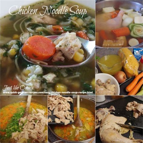 German Easy Chicken Noodle Soup Recipe Oma S Hühner Nudelsuppe