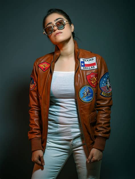 Buy Womens Top Gun Brown Leather Jacket Fanzilla Jackets