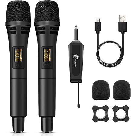 TONOR Wireless Microphone UHF Cordless Handheld Dynamic Karaoke