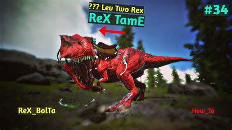 Ark Survival Evolved Mobile Rex Tame Two Rex Tame How To Tame Rex