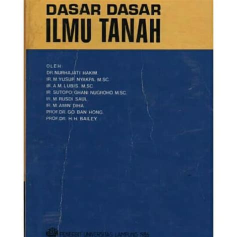 Jual Buku Dasar Dasar Ilmu Tanah Nurhajati Hakim Shopee Indonesia