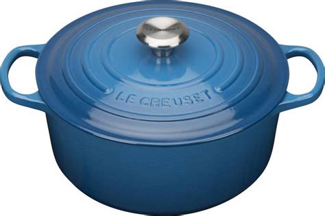 Le Creuset Marseille Blue Signature Med Lock 4 2 L 24 Cm Pris