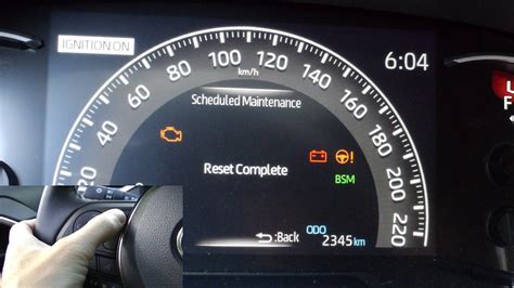 How To Reset Maintenance Light Toyota Rav4