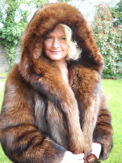 Stunning Full Length Sable Fur Coat With A Huge Fully Sable Fur Lined