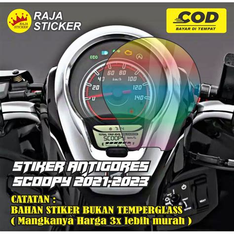 Jual Stiker Antigores Spidometer Scoopy New 2021 Shopee Indonesia