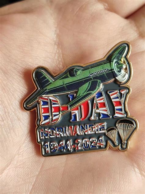 D Day 80th Anniversary Pin Badge Decorations Ts Brooch Memorabilia Veteran Uk Ebay