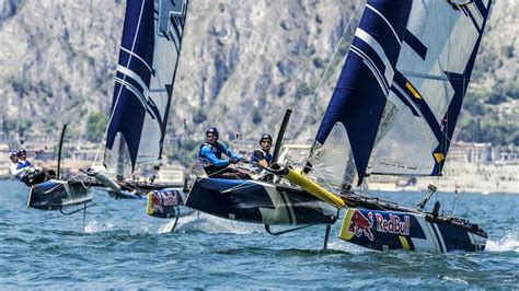 Hydrofoil Racing Off The Italian Coast Red Bull Foiling Generation Youtube