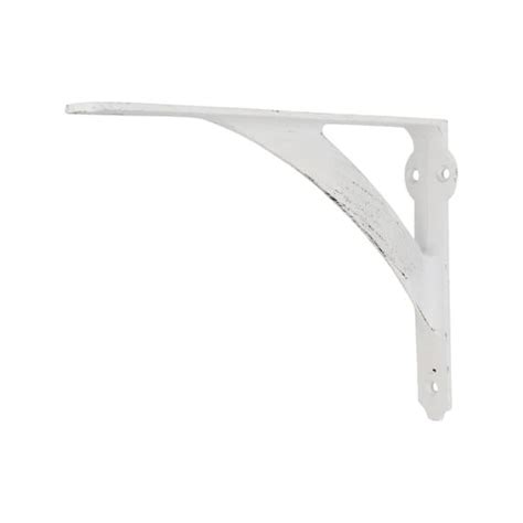 Everbilt In X In Vintage White Medium Duty Shelf Bracket