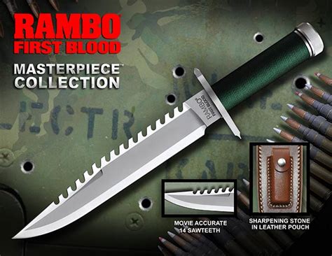 First Blood Standard Edition Rambo Knives Hollywood Collectibles Group