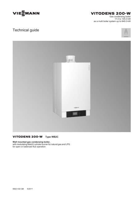 Vitodens 200 W Commercial Technical Guide Viessmann