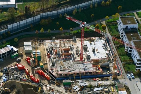 Luftbild Regensburg Baustelle Zum Neubau Eines Wohn Und