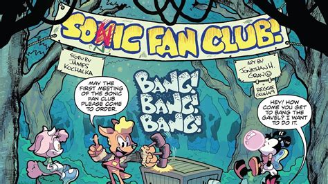 Sonic The Hedgehog Idw Annual 2019 Sonic Fan Club Youtube