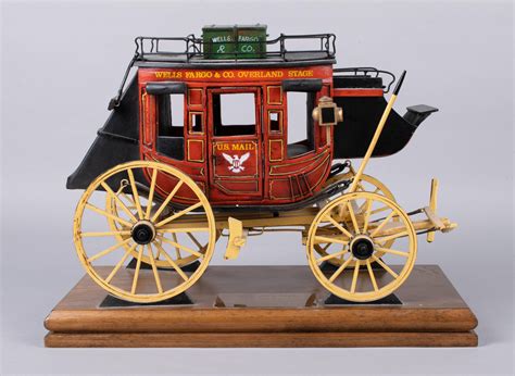 Lot - WELLS FARGO STAGECOACH PRESENTED TO GENERAL POWELL BY WELLS FARGO