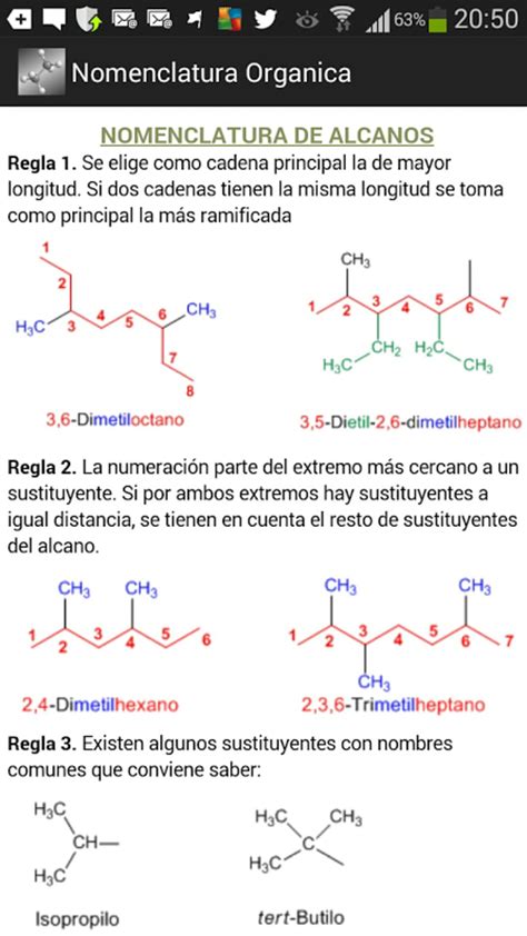 Nomenclatura Qu Mica Org Nica Apk Android