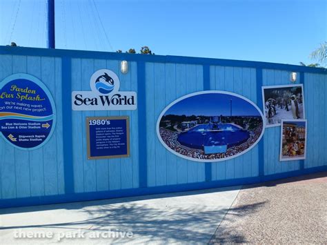 Main Entrance At Seaworld San Diego Theme Park Archive