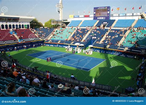 Dubai Tennis Stadium In Aviation Club Tennis Centre. Dubai, UAE ...