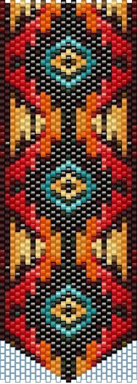 Bead Keychain Patterns BeadPatterns Native American Beadwork