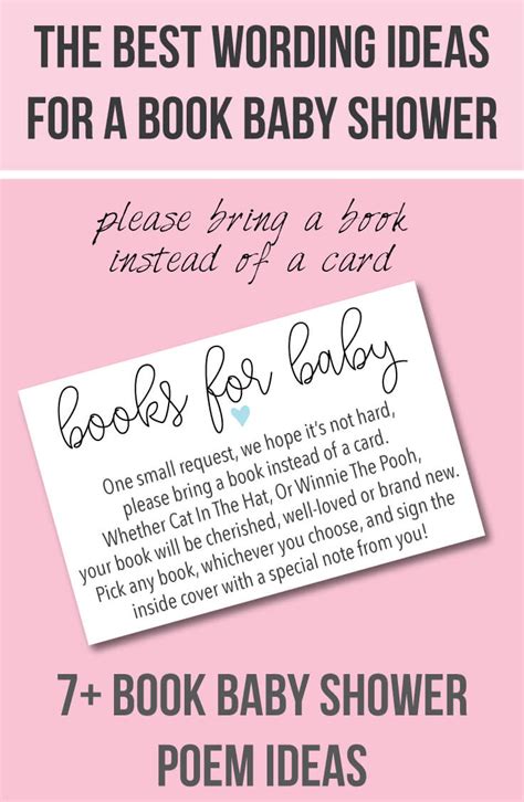 Book Baby Shower Invitations Wording Ideas Cutestbabyshowers