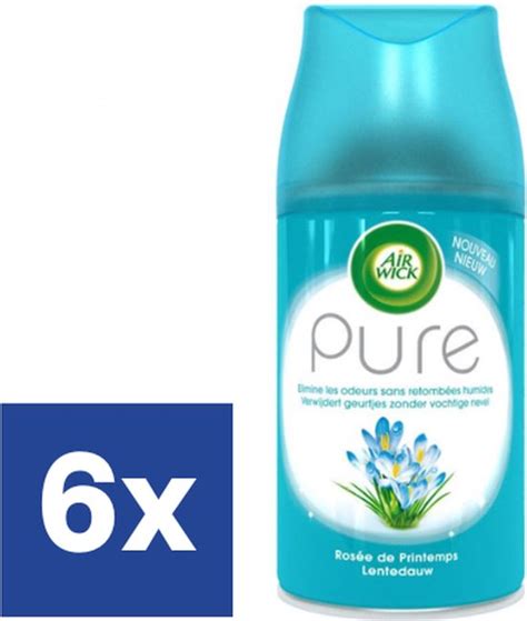 Air Wick Freshmatic Navulling Pure Lentedauw 6 X 250 Ml Bol