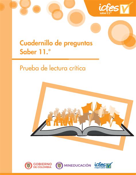 Cuadernillo De Preguntas Saber 11 Lectura Critica Prueba De Lectura