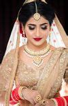 Photo Of Nude Gold Sequin Work Bridal Lehenga