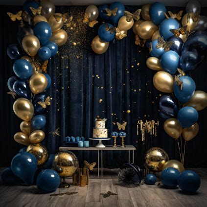 A Mesmerizing Blue Birthday Celebration | Blue birthday parties, Blue ...