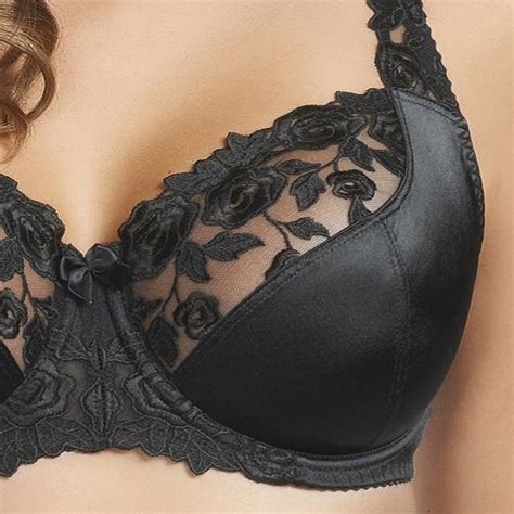 Soutien Gorge Sexy Grande Taille Fantasie Noir Rondement Jolie