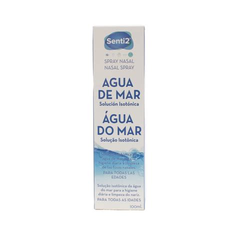 SENTI2 Solución isotónica de agua de mar para la limpieza nasal SENTI2