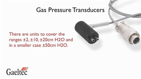 Differential Gas Pressure Transducer Gaeltec Devices Ltd Youtube