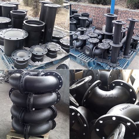 Iso Custom Flanged Pipe Fittings Cast Ductile Iron All Flange Tee