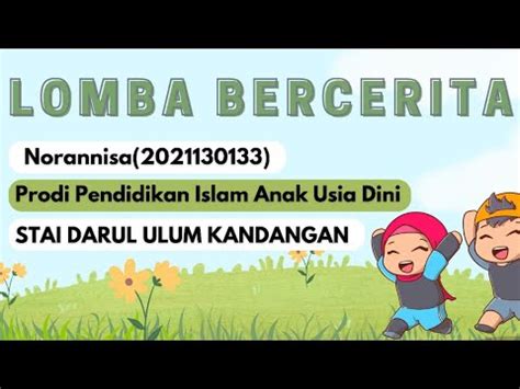 Lomba Bercerita Kisah Nabi Idris A S YouTube