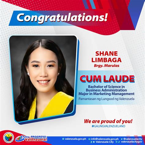 Valenzuelacity On Twitter Congratulations To Shane Limbaga And Sheena