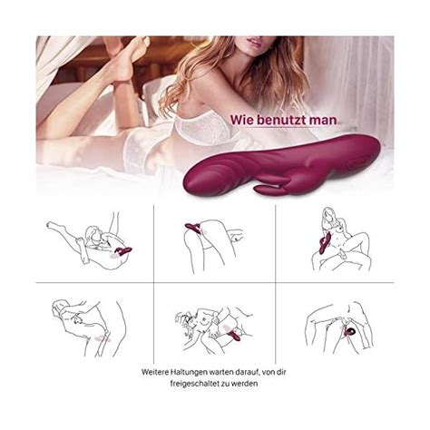 G Punkt Silikon Vibrator Rabbit Vibratoren für sie mit Stoßfunktion