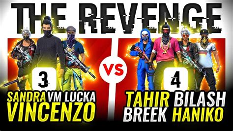 Vincenzo Squad Vs Tahir Bilash Haniko Free Fire Vs Most Intense