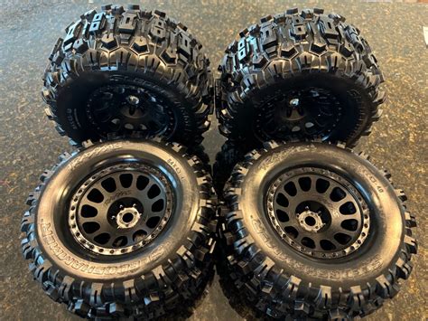 Traxxas 7876 4 Sledgehammer Tires And Wheels Mounted For Xrt X Maxx Perfect Ebay