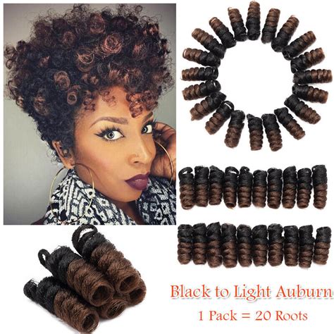 Ombre Jumpy Wand Curl Crochet Braids Roots Jamaican Bounce As